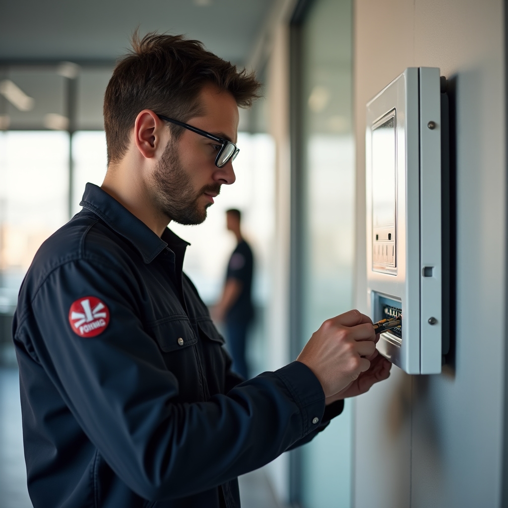 Монтаж пожарной сигнализации в офисном здании