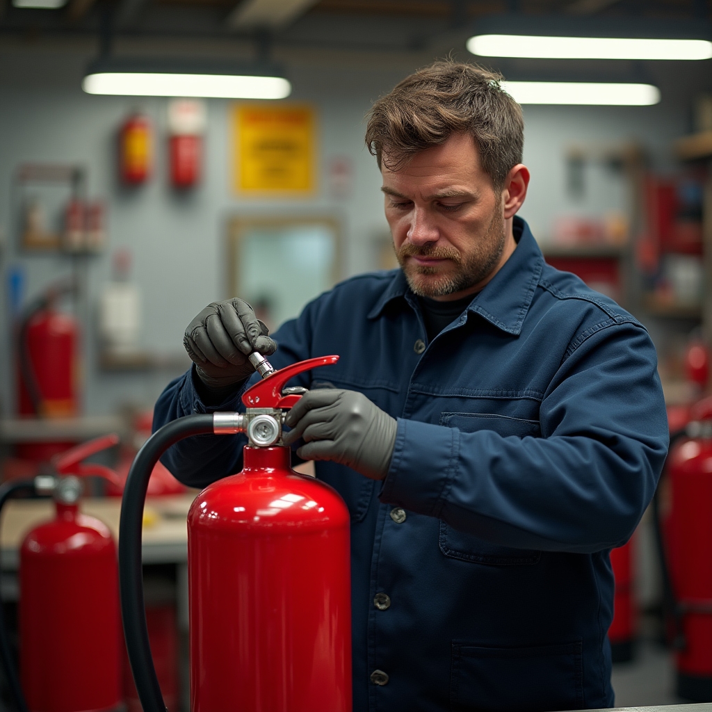 Техническое обслуживание огнетушителей специалистом